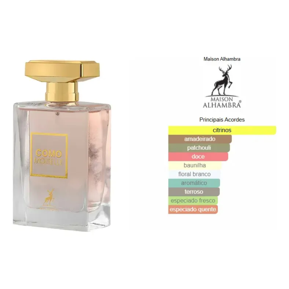Perfume Árabe Como Moiselle